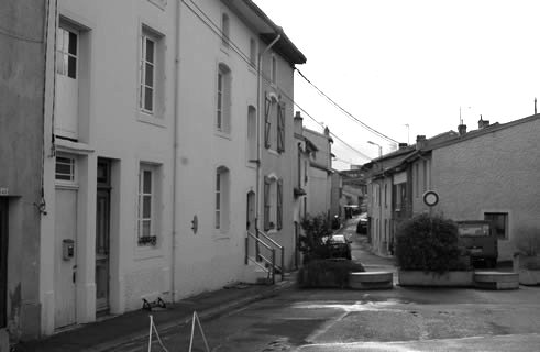 rue Haute en  2009 (photographie noir et blanc : Jean-Luc Gouret)